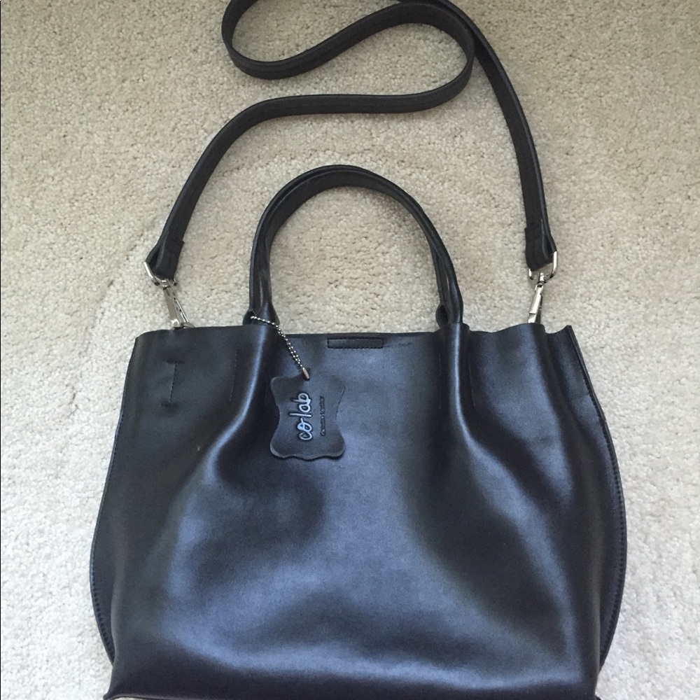 CoLab leather bag